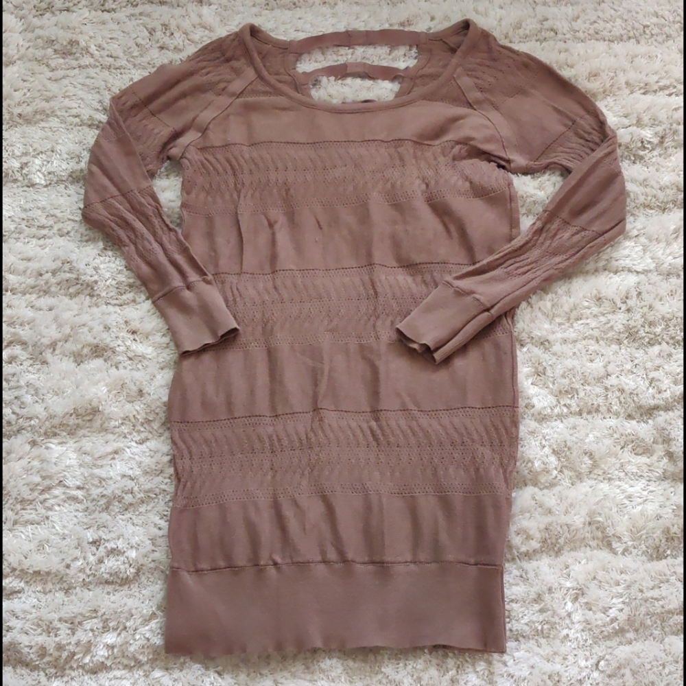 EUC Light brown sweater tunic